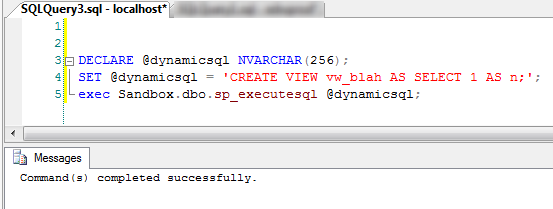 Success! View_Dynamic_Success