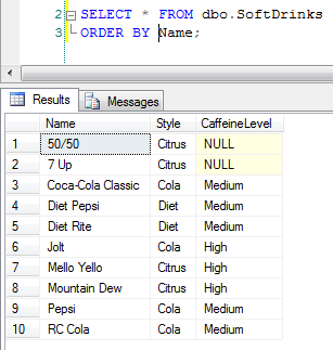Query Result